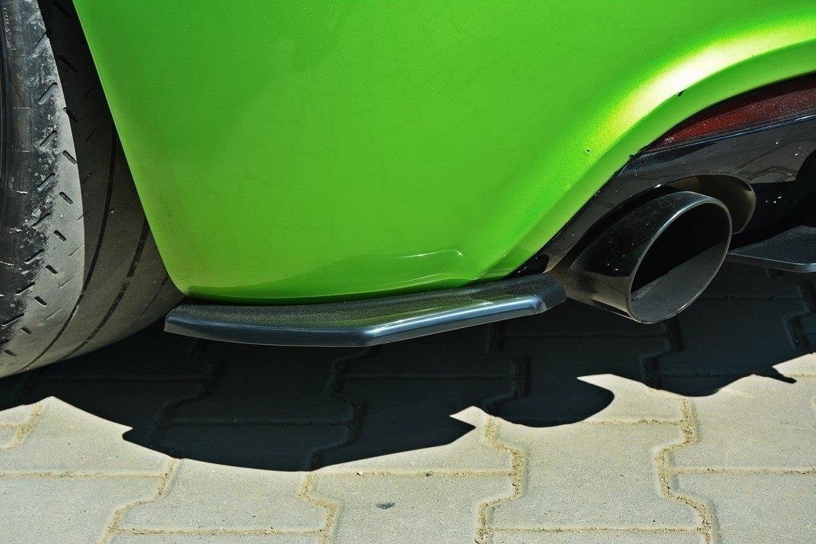 Maxton Design Heck Ansatz Flaps Diffusor für VW SCIROCCO R schwarz Hochglanz