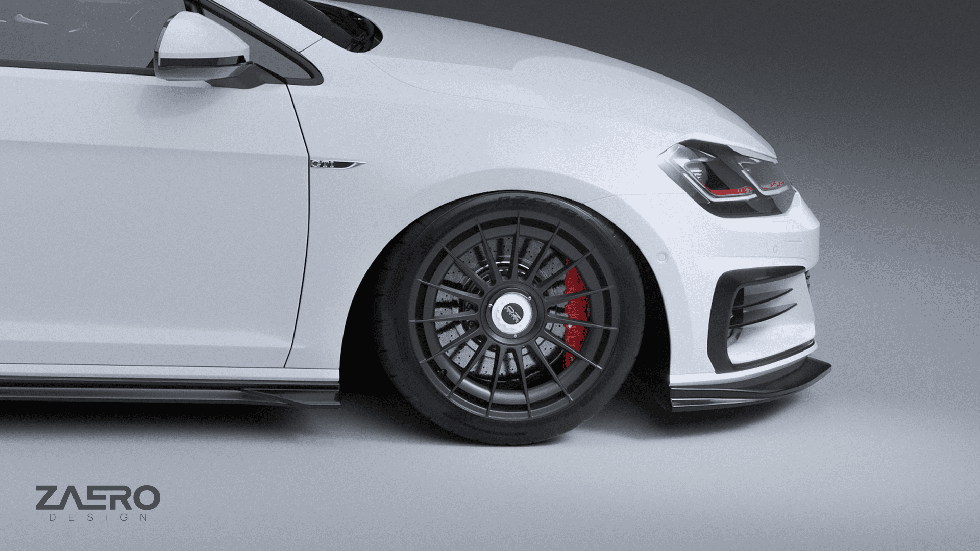 Zaero Design EVO-1 FRONTLIPPE FÜR VW GOLF 7 GTI | GTD (FACELIFT)