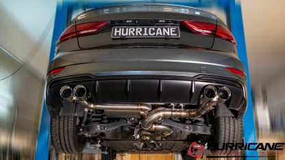 Hurricane 3,5" Auspuffanlage für Audi S3 8V 310PS FL Limo Hurricane 3,5" Auspuffanlage für Audi S3 8V 310PS FL Limo