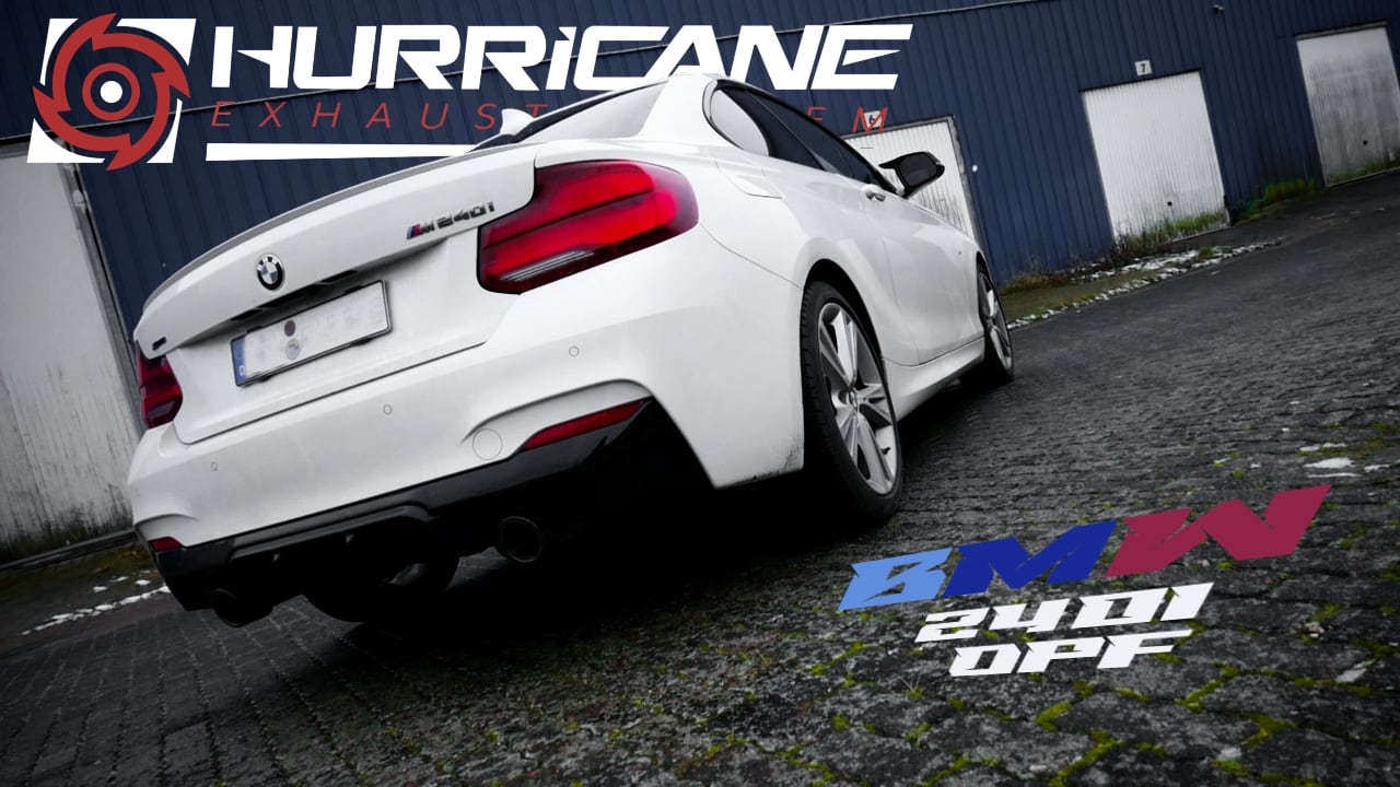 Hurricane 3,15" Auspuffanlage für BMW F22 M240i OPF Coupé 340PS