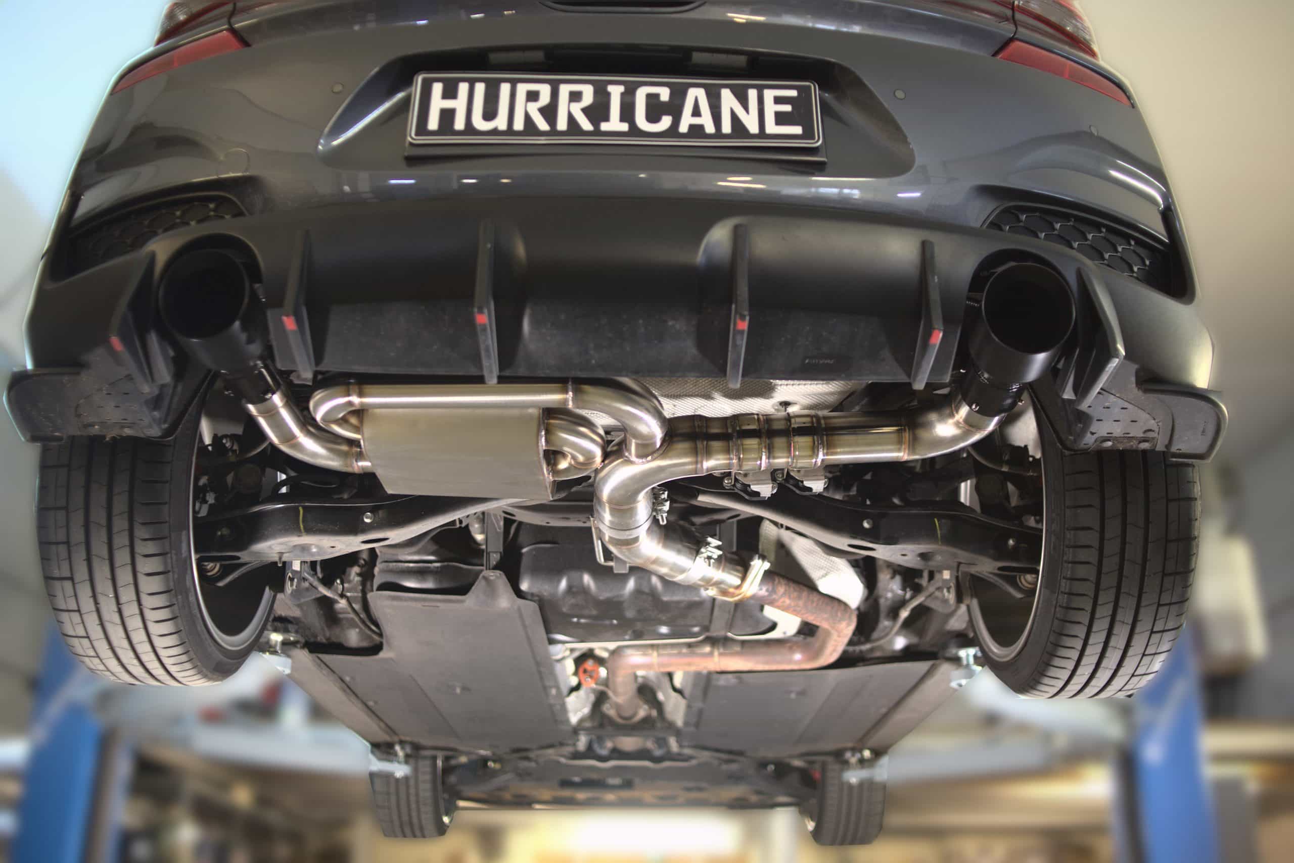 Hurricane 3,5" Auspuffanlage für Hyundai i30 N, Performance  250-275PS V1