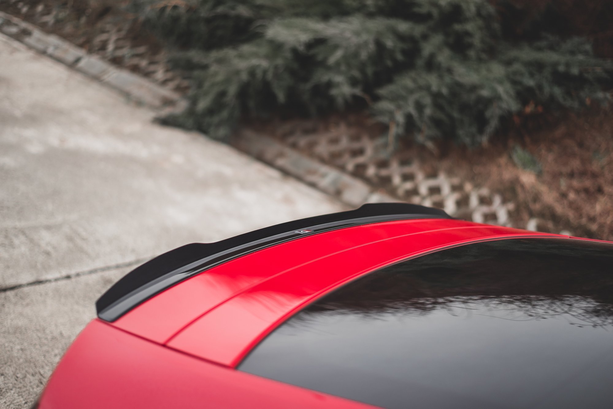 Maxton Design Spoiler CAP für Audi A7 C8 / C8 S-Line / S7 C8 / RS7 C8 schwarz Hochglanz