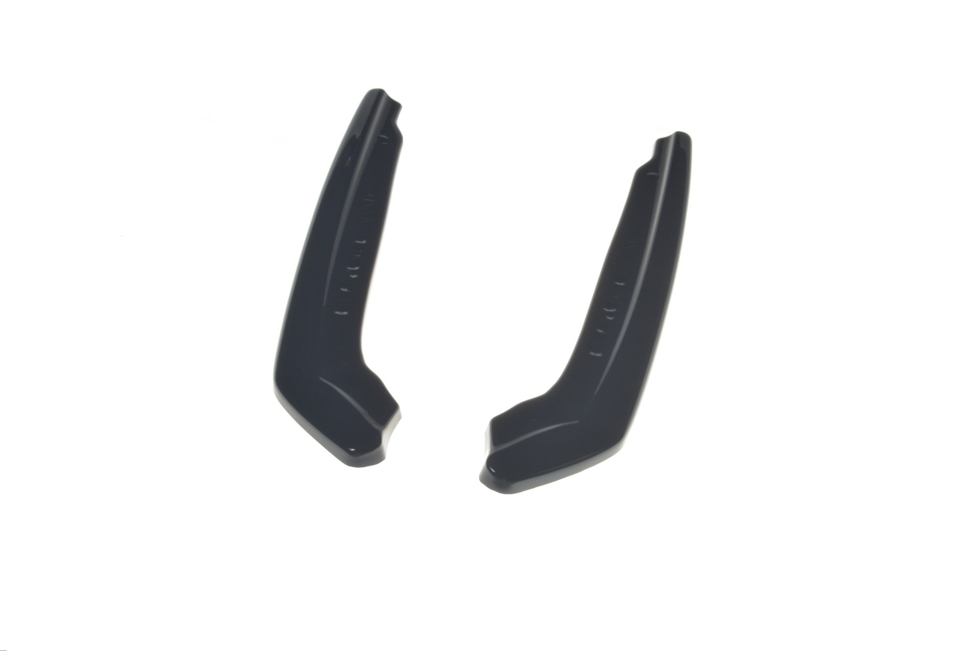 Maxton Design Heck Ansatz Flaps Diffusor für BMW M5 F90 schwarz Hochglanz