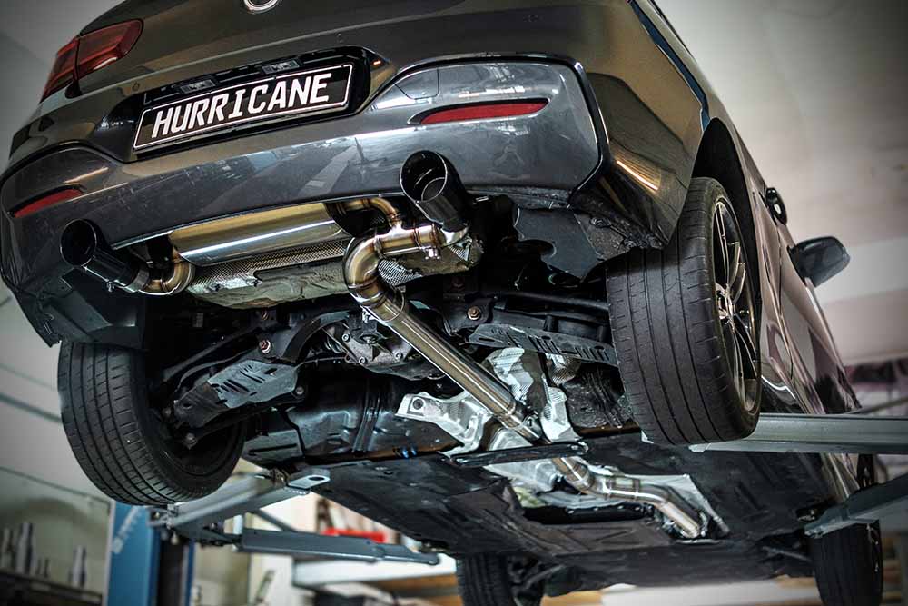 Hurricane 3,15" Auspuffanlage für BMW F20 F21 M140i 340PS