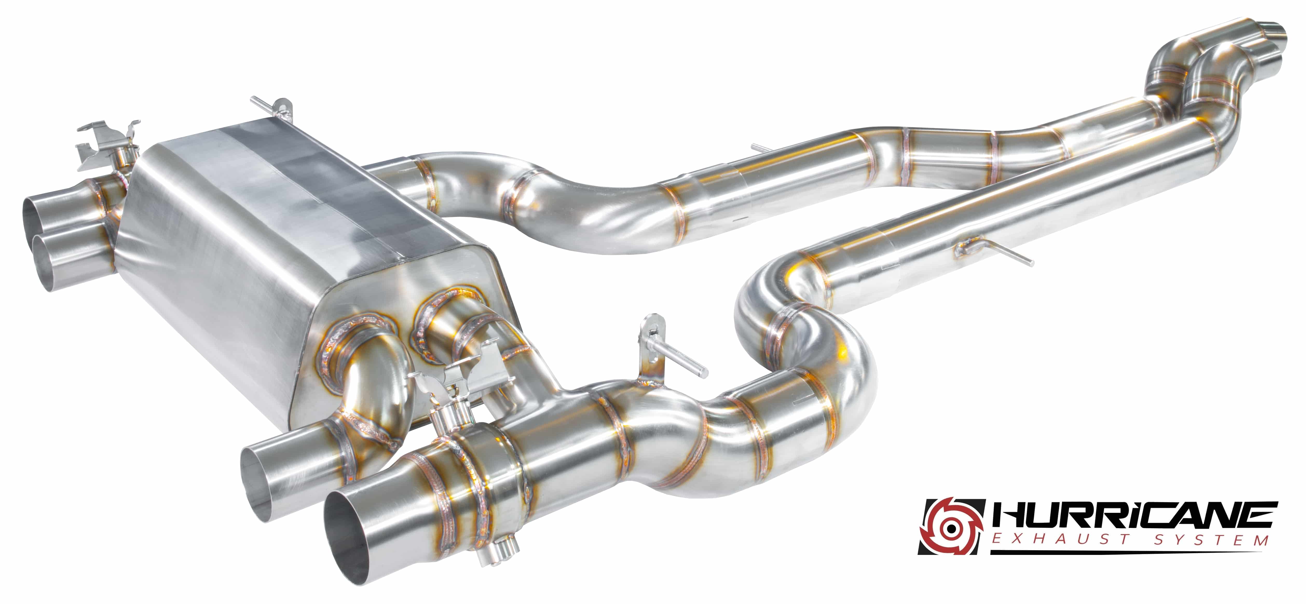 Hurricane 3,5" Straight Pipe Auspuffanlage für BMW M3 F80 431PS