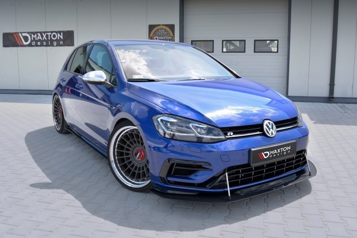 Maxton Design VW GOLF 7 R Facelift - HYBRID Racing Front Ansatz passend für Carbon Look