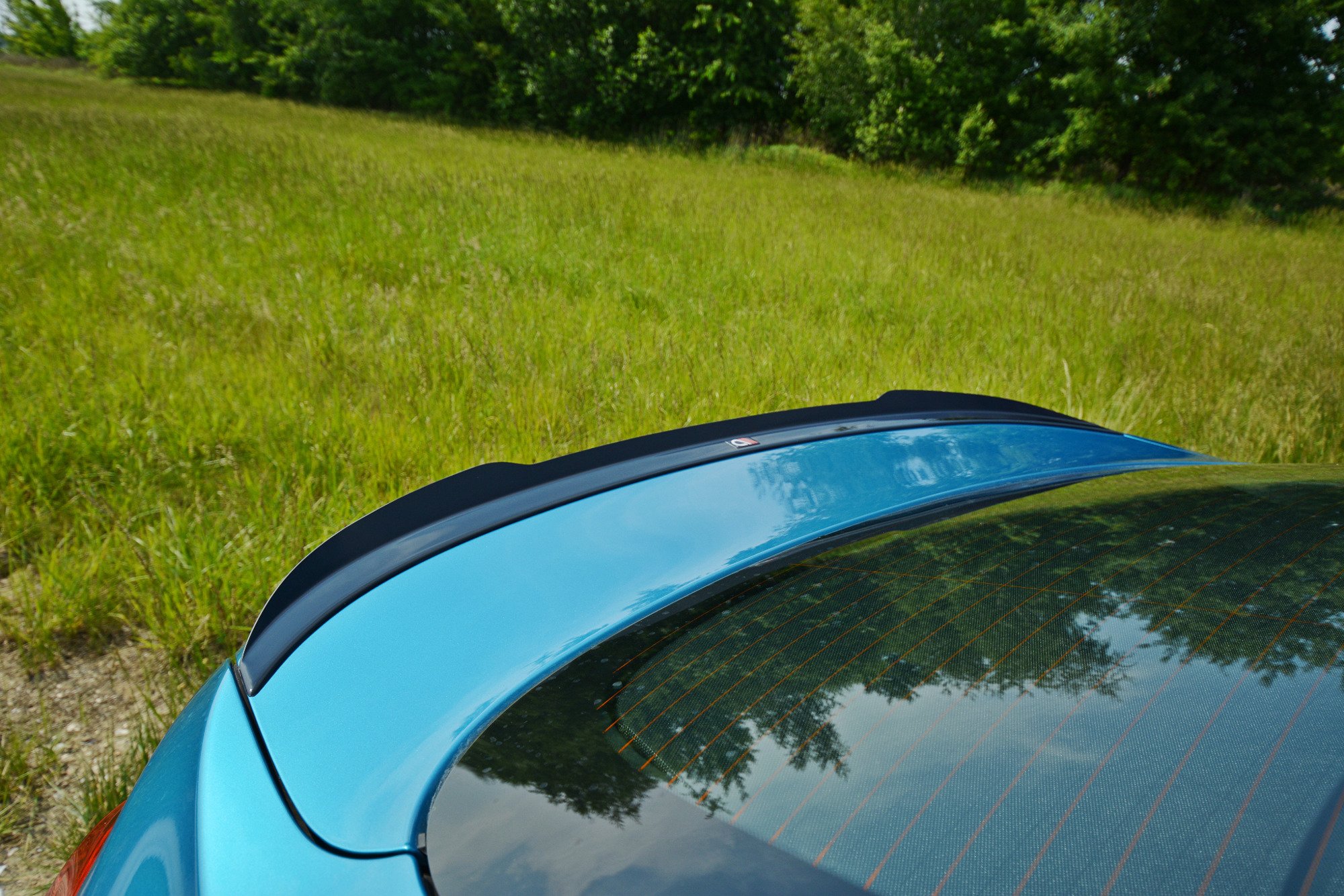 Maxton Design Spoiler CAP für BMW 4er F36 GRAN COUPÉ schwarz Hochglanz