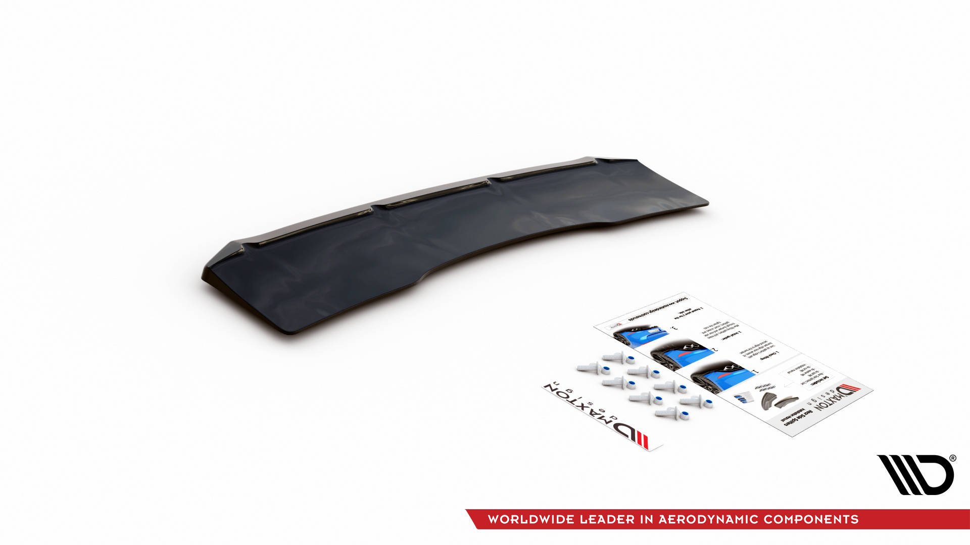Maxton Design Mittlerer Diffusor Heck Ansatz für Audi S5 Sportback F5 Facelift schwarz Hochglanz