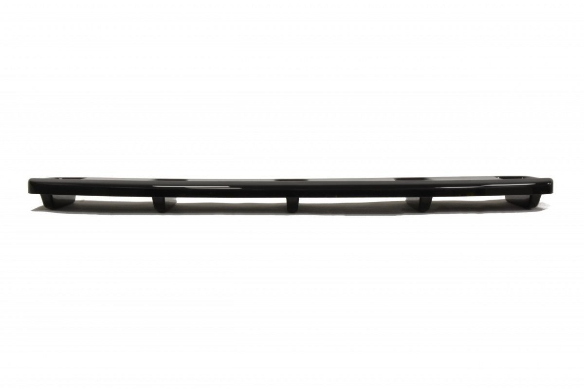 Maxton Design Mittlerer Diffusor Heck Ansatz für AUDI A7 S-LINE (FACELIFT) im DTM LOOK schwarz Hochglanz