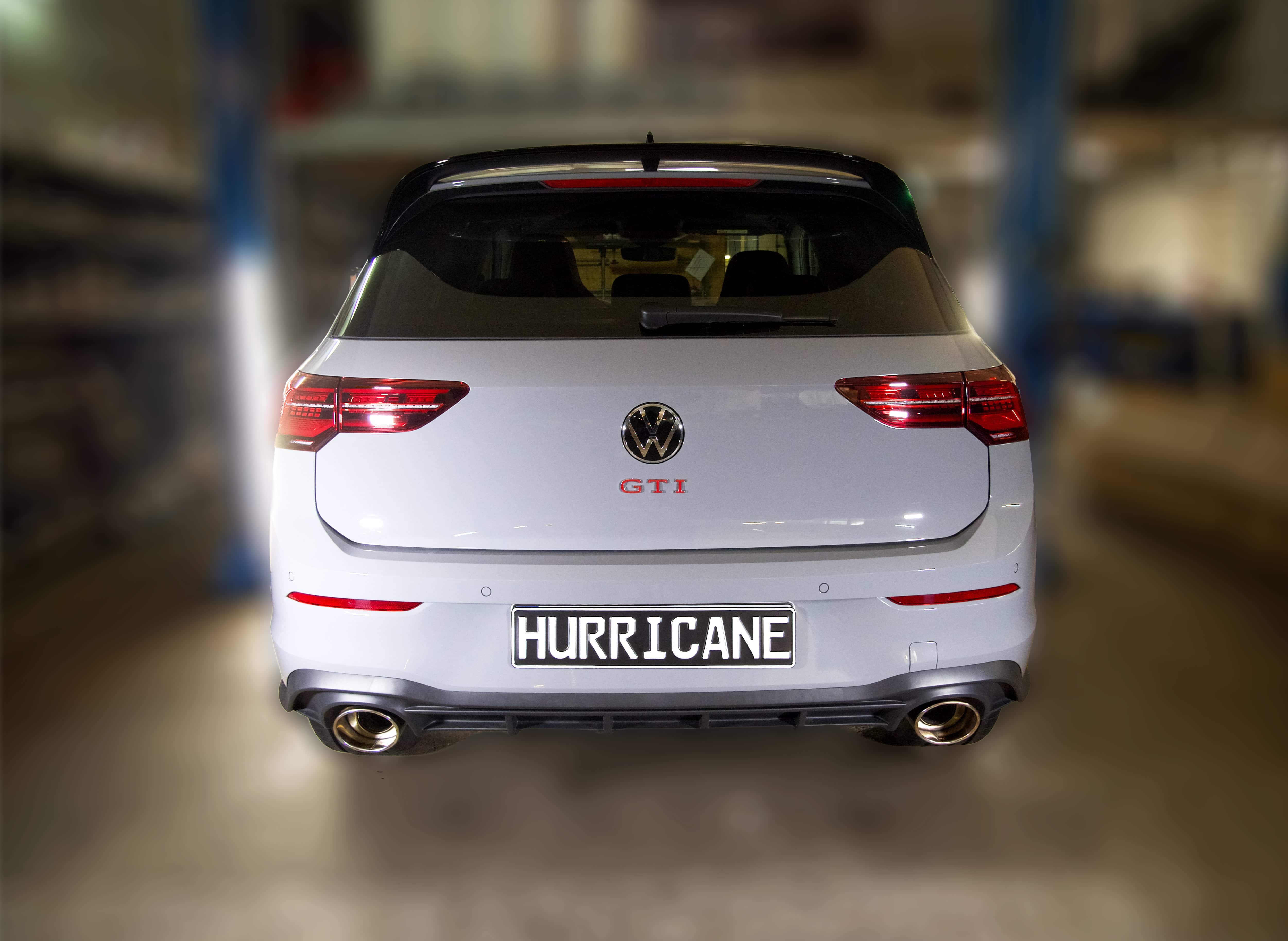 Hurricane 3,5" Auspuffanlage für VW Golf 8 GTI Clubsport 300PS FWD Hurricane 3,5" Auspuffanlage für VW Golf 8 GTI Clubsport 300PS FWD