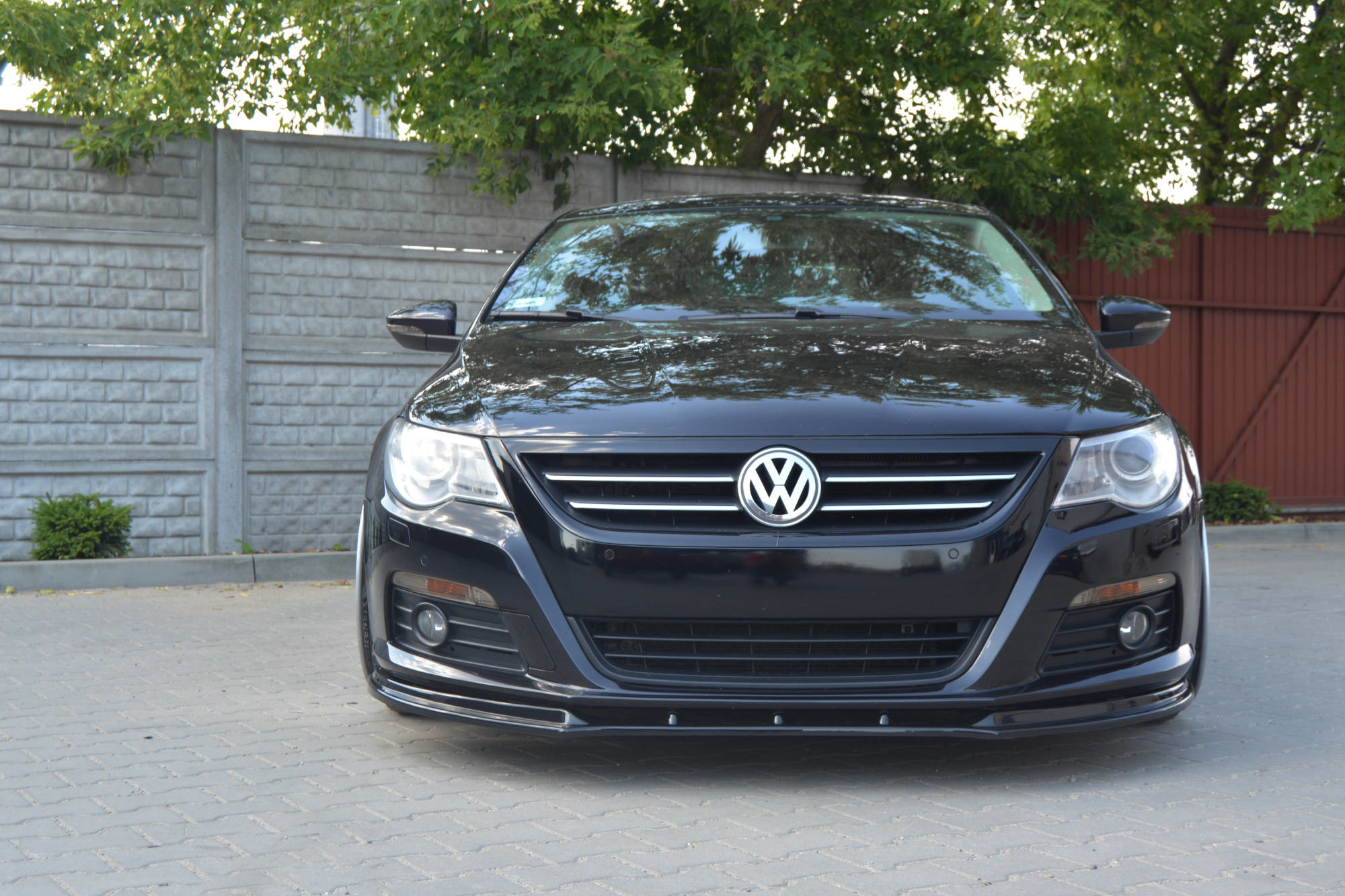 Maxton Design Front Ansatz V.1 für VW PASSAT CC vor Facelift, STANDARD STOßSTANGE schwarz Hochglanz Maxton Design Front Ansatz V.1 für VW PASSAT CC vor Facelift, STANDARD STOßSTANGE schwarz Hochglanz