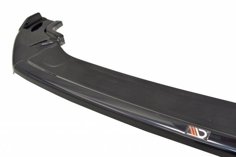 Maxton Design Front Ansatz V.2 für VW Golf 7 R / R-Line Facelift schwarz Hochglanz