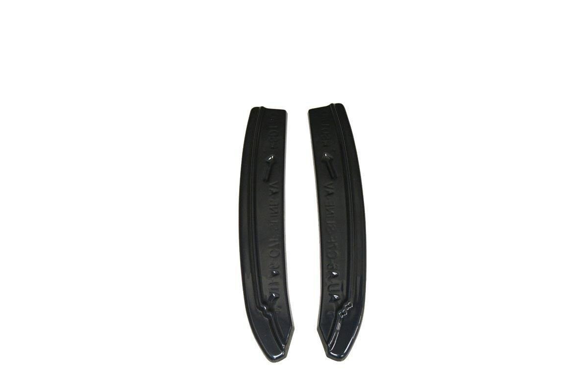 Maxton Design Heck Ansatz Flaps Diffusor für Audi A6 C7 Avant S-line/ S6 C7 Facelift schwarz Hochglanz