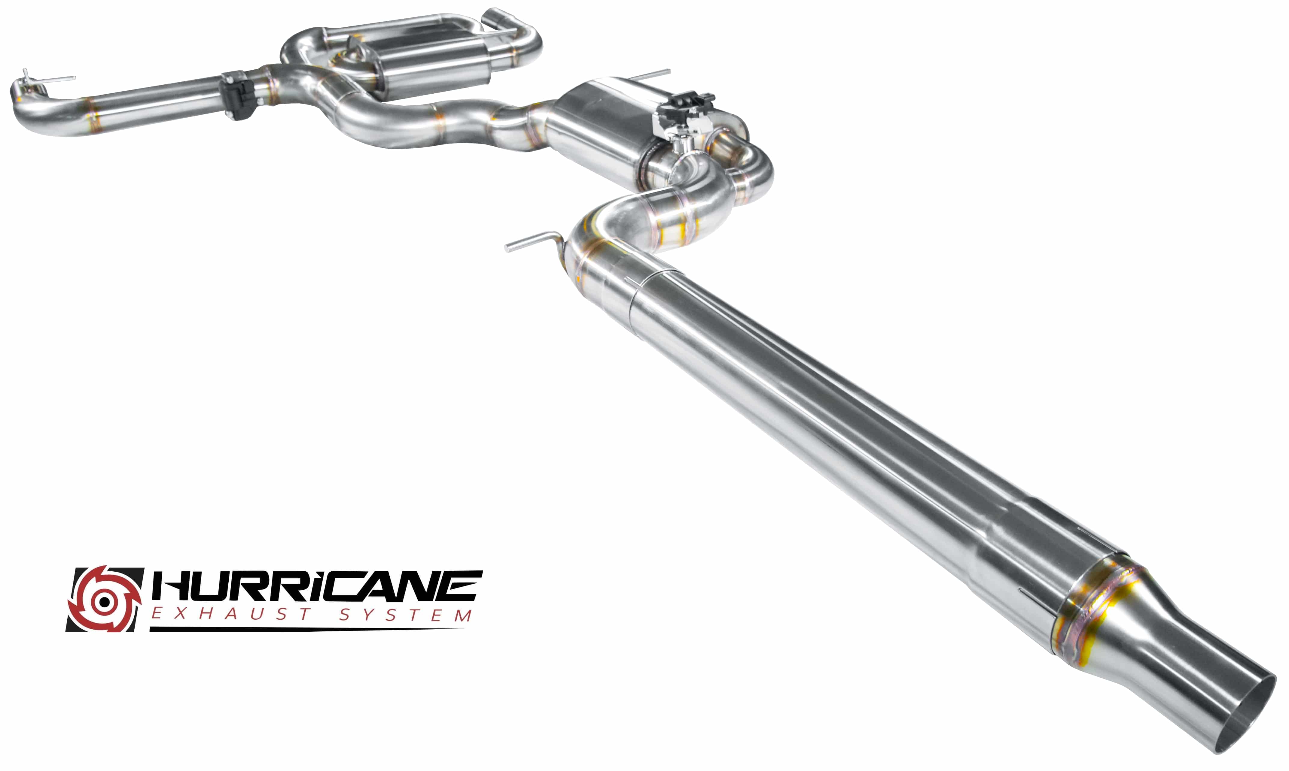 Hurricane 3,5" Auspuffanlage für VW Golf 6 GTI 211 PS V3 Hurricane 3,5" Auspuffanlage für VW Golf 6 GTI 211 PS V3
