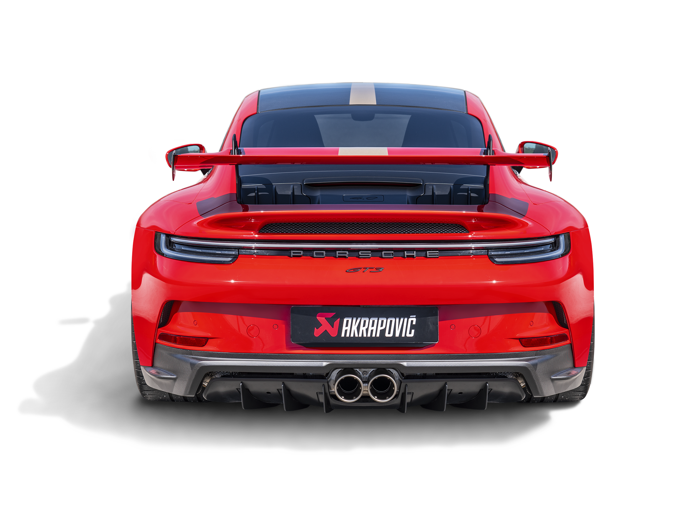 Akrapovic Carbon Heckdiffusor - Matt für Porsche 911 GT3 / GT3 TOURING (992) 2023