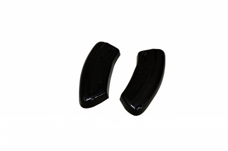 Maxton Design Heck Ansatz Flaps Diffusor für VW Golf 7 R / R-Line Facelift schwarz Hochglanz