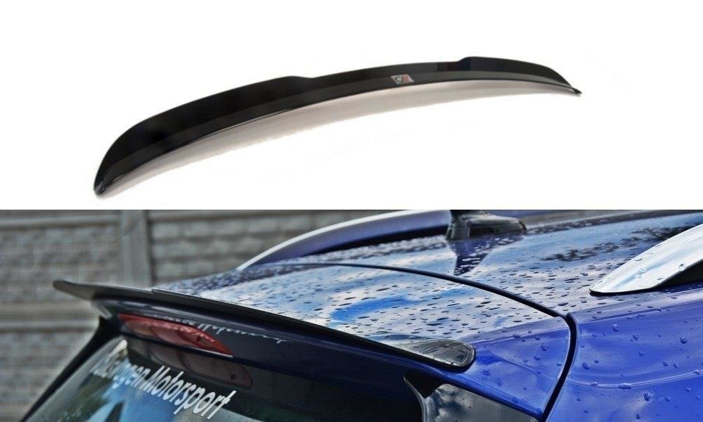 Maxton Design Spoiler CAP für VW Golf 7 / 7 Facelift R / R-Line Kombi schwarz Hochglanz