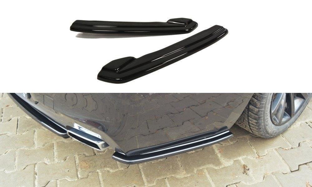 Maxton Design Heck Ansatz Flaps Diffusor für BMW 6er Gran Coupé M Paket schwarz Hochglanz