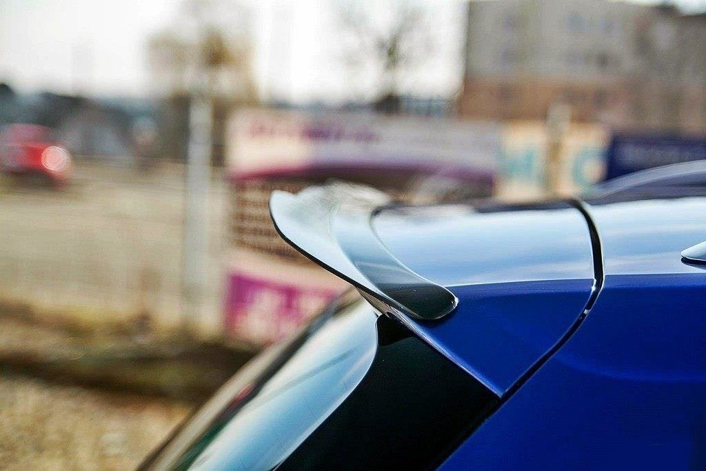 Maxton Design Spoiler CAP für VW Golf 7 / 7 Facelift R / R-Line Kombi schwarz Hochglanz