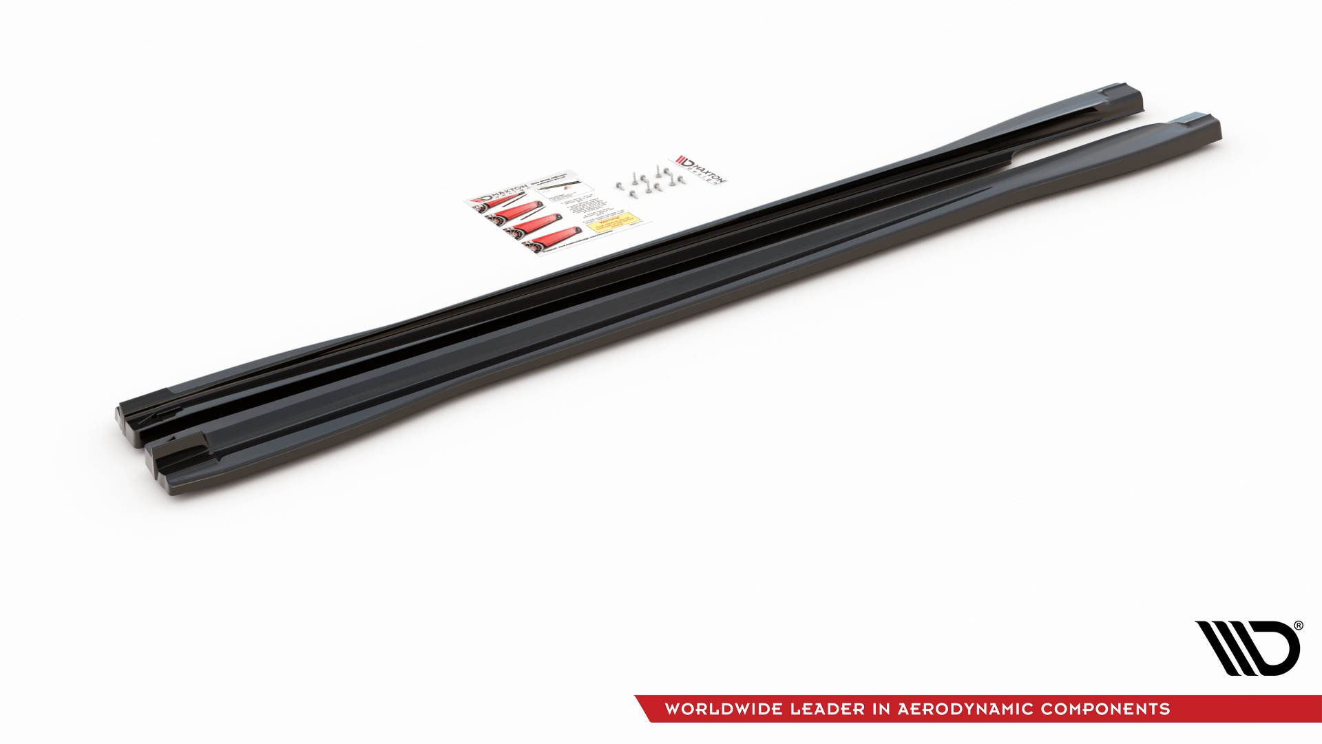Maxton Design Seitenschweller Ansatz für Audi RSQ3 / Q3 S-Line F3 schwarz Hochglanz