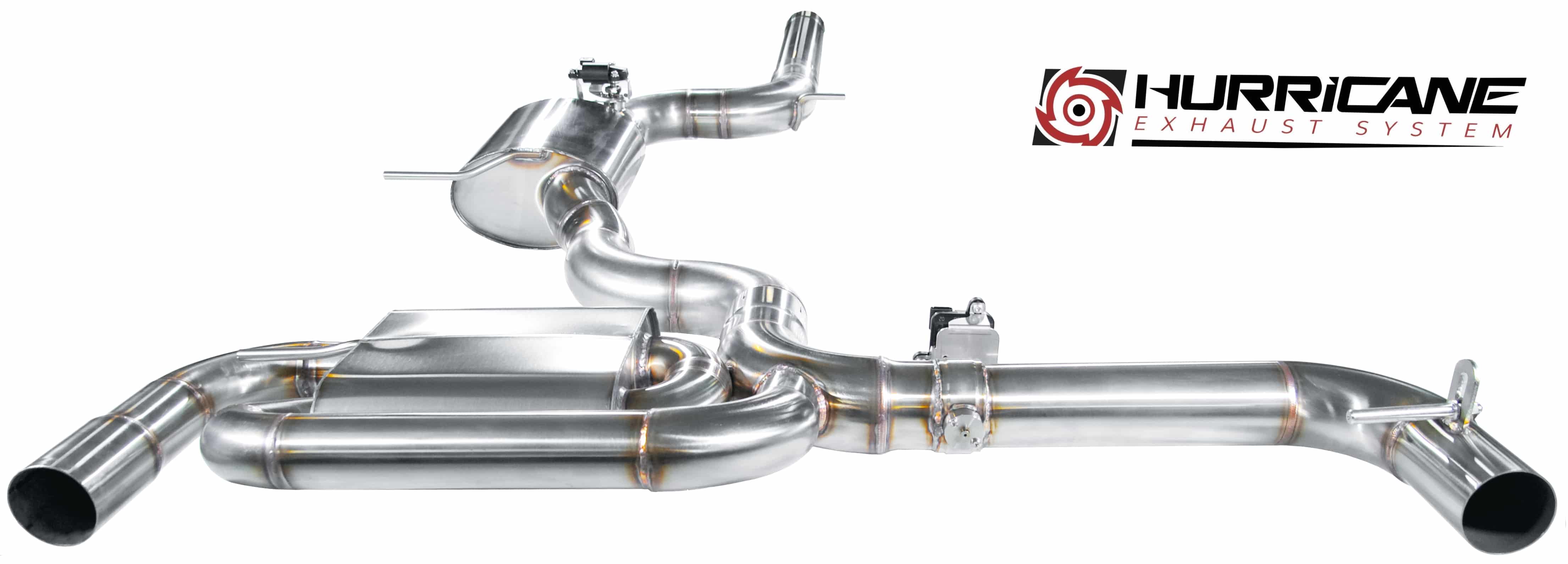 Hurricane 3,5" Auspuffanlage für VW Golf 6 GTI 211 PS V3 Hurricane 3,5" Auspuffanlage für VW Golf 6 GTI 211 PS V3