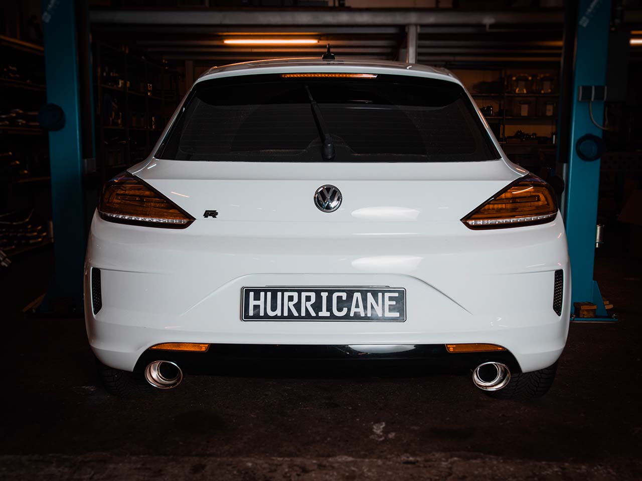 Hurricane 3,5"  Auspuffanlage für VW Scirocco III / R 2.0 TSI V3