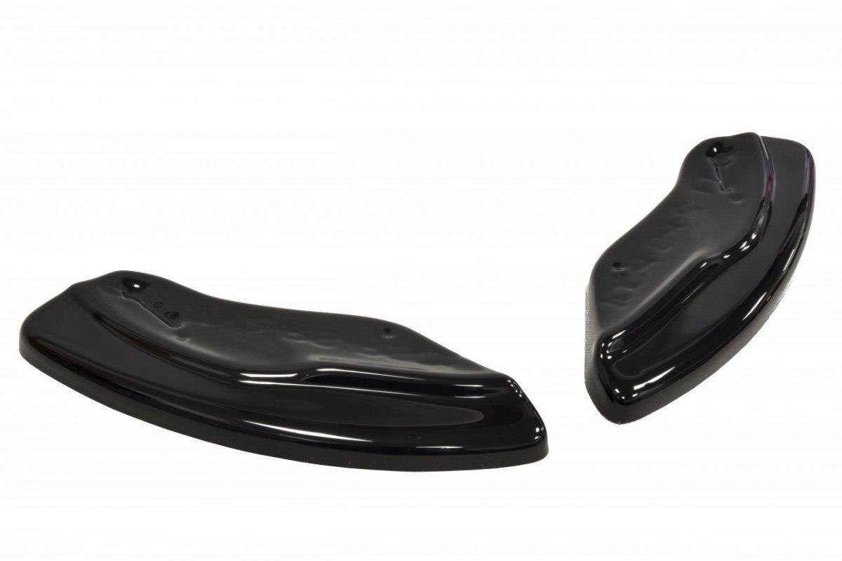 Maxton Design Heck Ansatz Flaps Diffusor für Audi TT S 8J schwarz Hochglanz