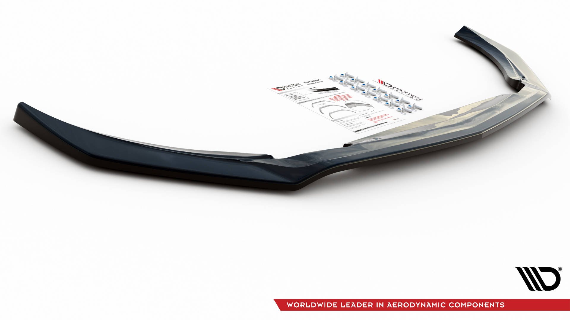 Maxton Design Front Ansatz V.1 für Mercedes-AMG A 45 S Aero Pack W177 schwarz Hochglanz