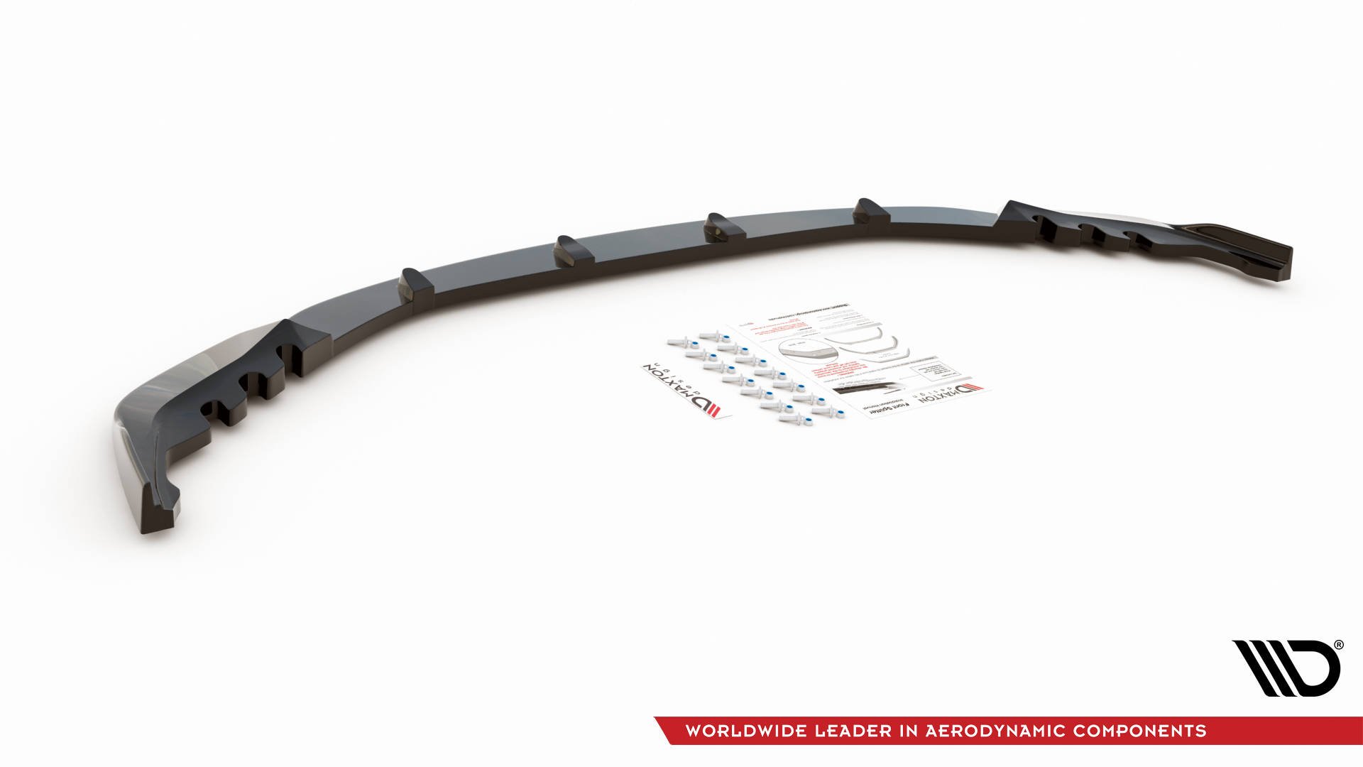 Maxton Design Front Ansatz V.3 für BMW M4 G82 / M3 G80 schwarz Hochglanz