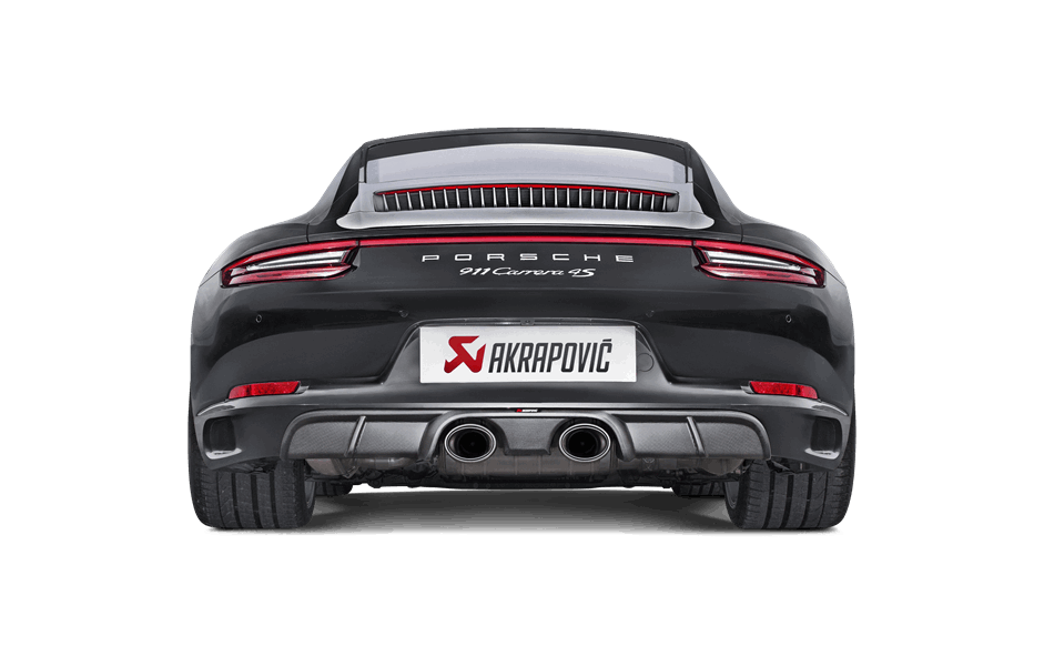 Akrapovic Carbon Heckdiffusor - Matt für Porsche 911 Carrera / Cabriolet / Targa /S/4/4S/GTS (991.2) 2019