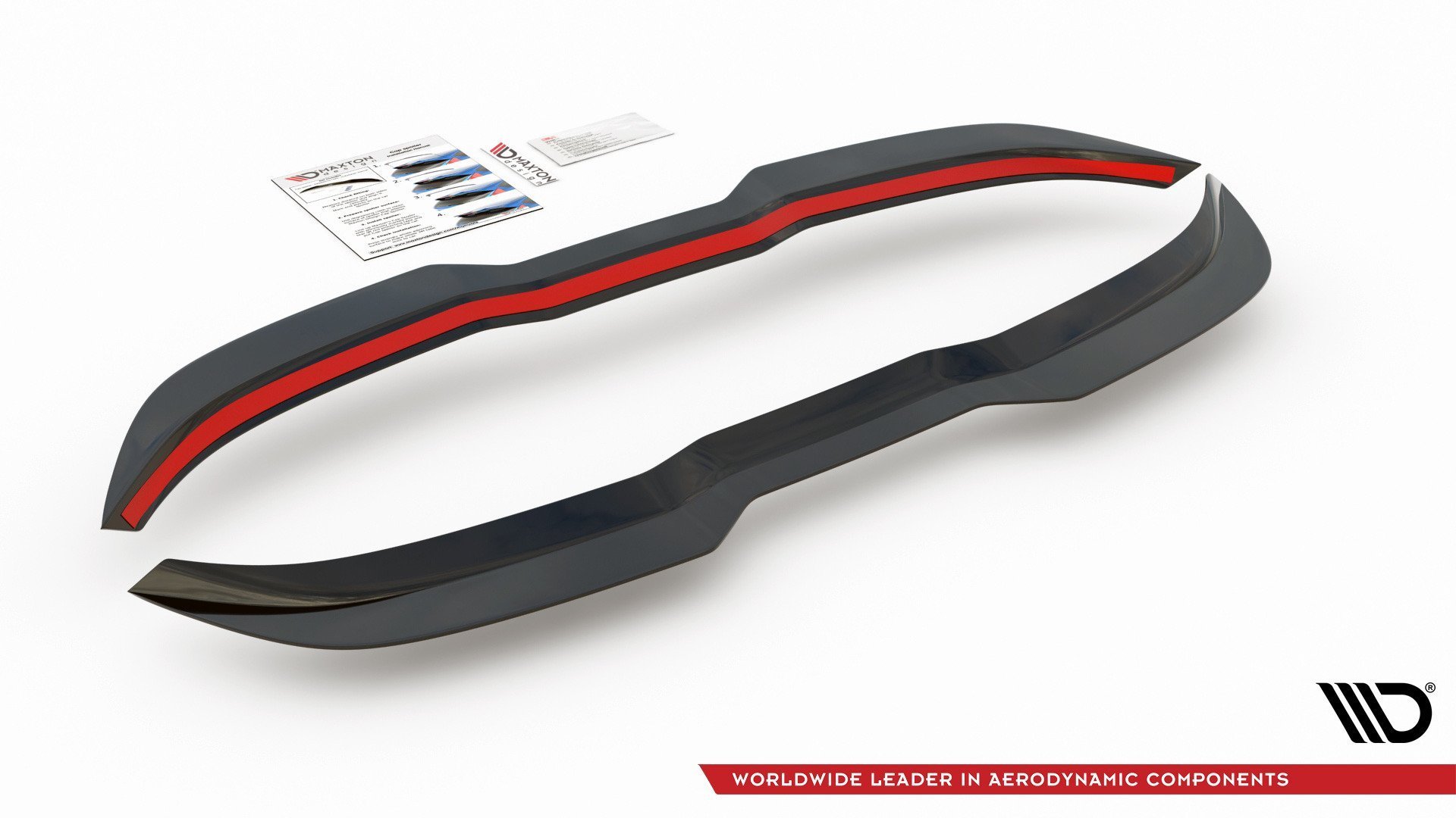Maxton Design Spoiler CAP V.1 für Ford Focus ST Mk4 schwarz Hochglanz