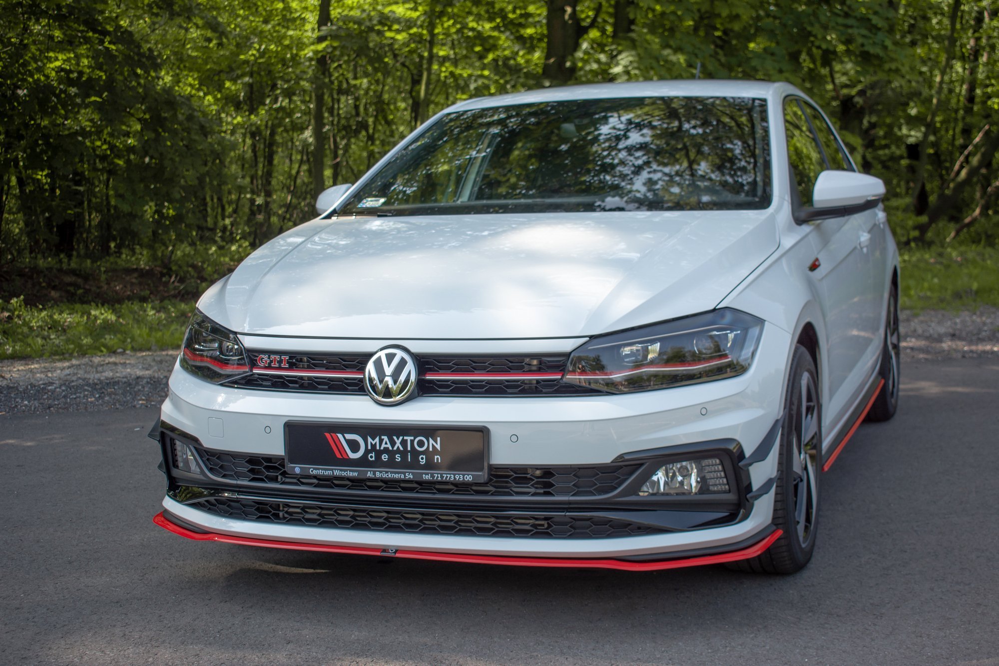 Maxton Design Front Ansatz V.2 für VW POLO MK6 GTI