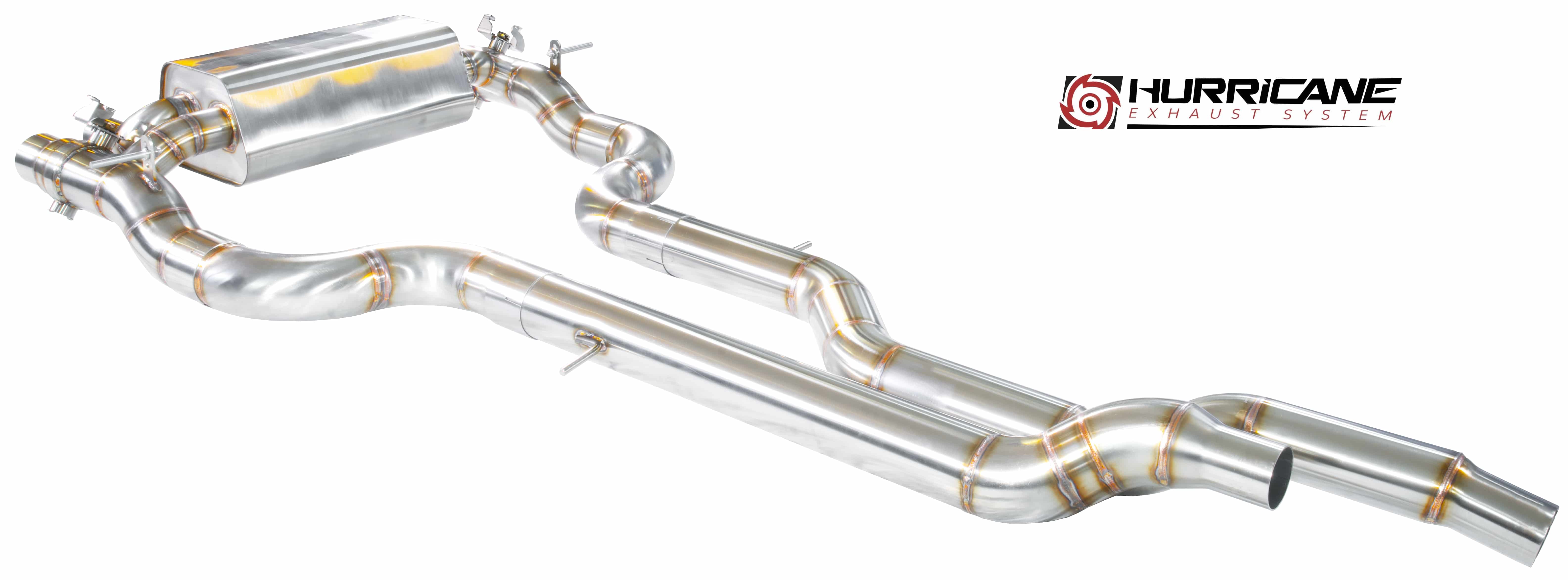 Hurricane 3,5" Straight Pipe Auspuffanlage für BMW M3 F80 431PS