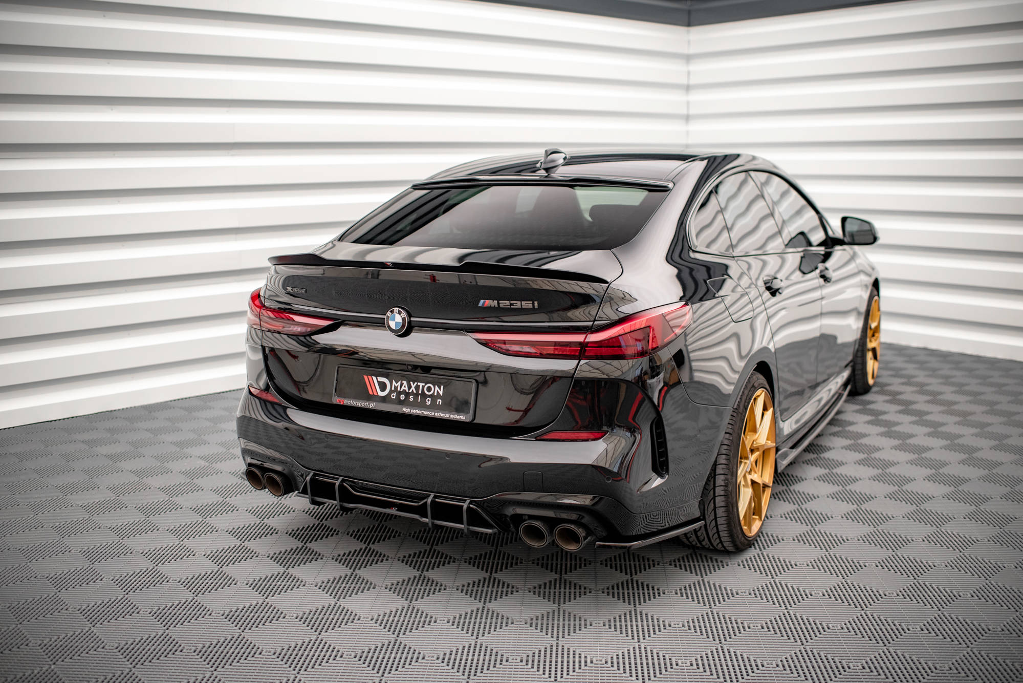 Maxton Design Street Pro Heckschürze für BMW M235i Gran Coupe F44