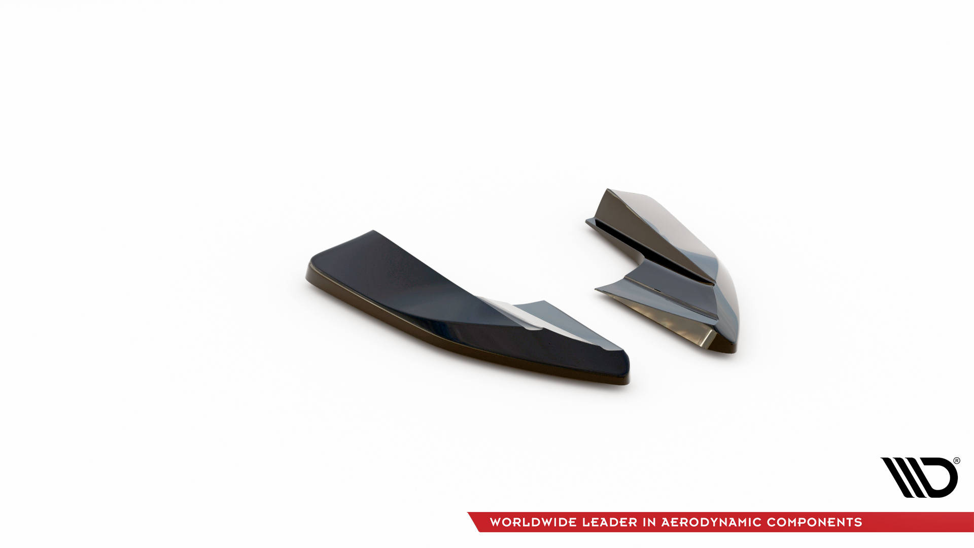 Maxton Design Heck Ansatz Flaps Diffusor V.1 für Audi e-Tron GT / RS GT Mk1 schwarz Hochglanz