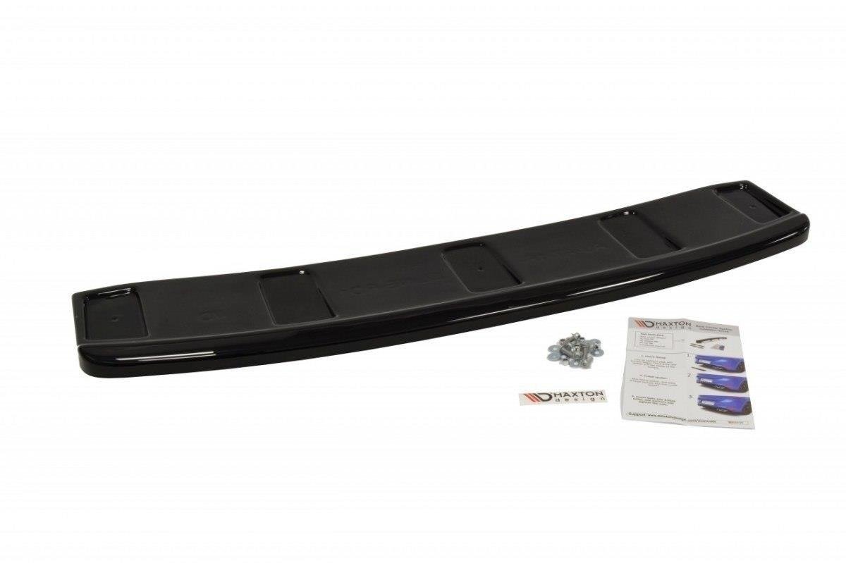 Maxton Design Mittlerer Diffusor Heck Ansatz für AUDI A7 S-LINE (FACELIFT)  schwarz Hochglanz