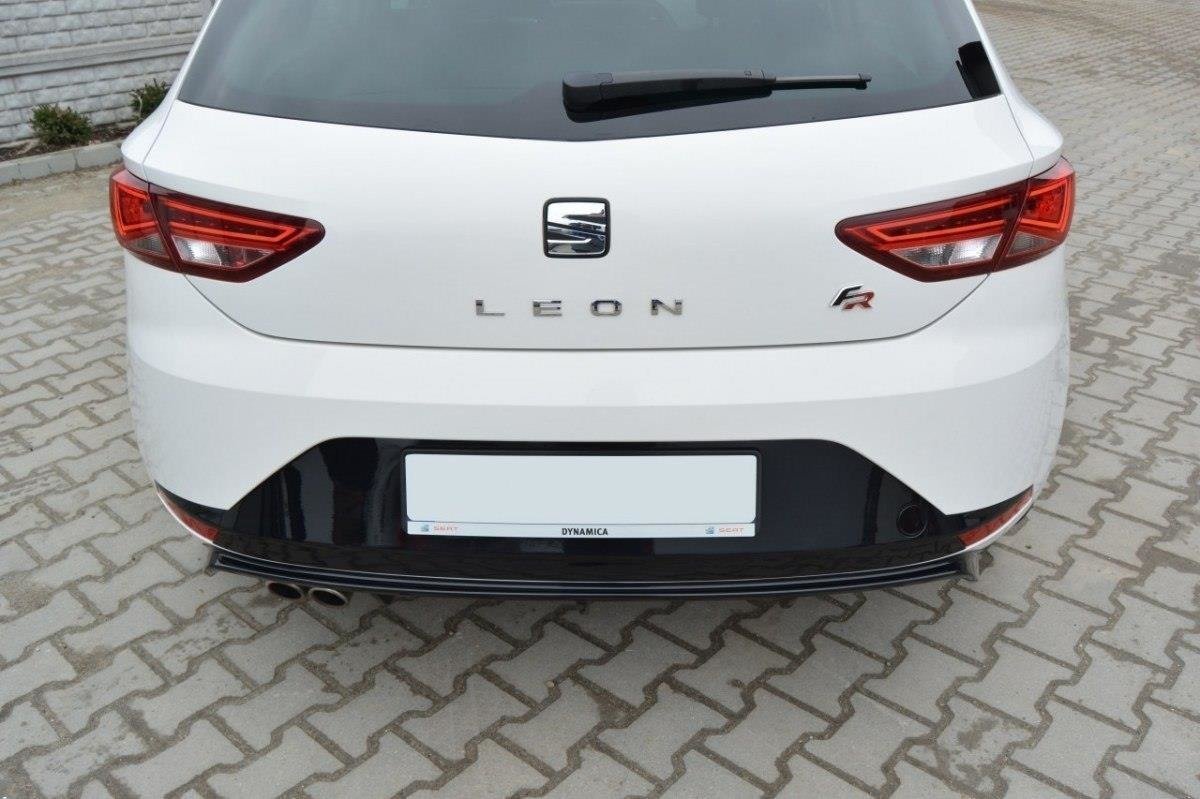 Maxton Design Diffusor Heck Ansatz für SEAT LEON III FR schwarz Hochglanz Maxton Design Diffusor Heck Ansatz für SEAT LEON III FR schwarz Hochglanz