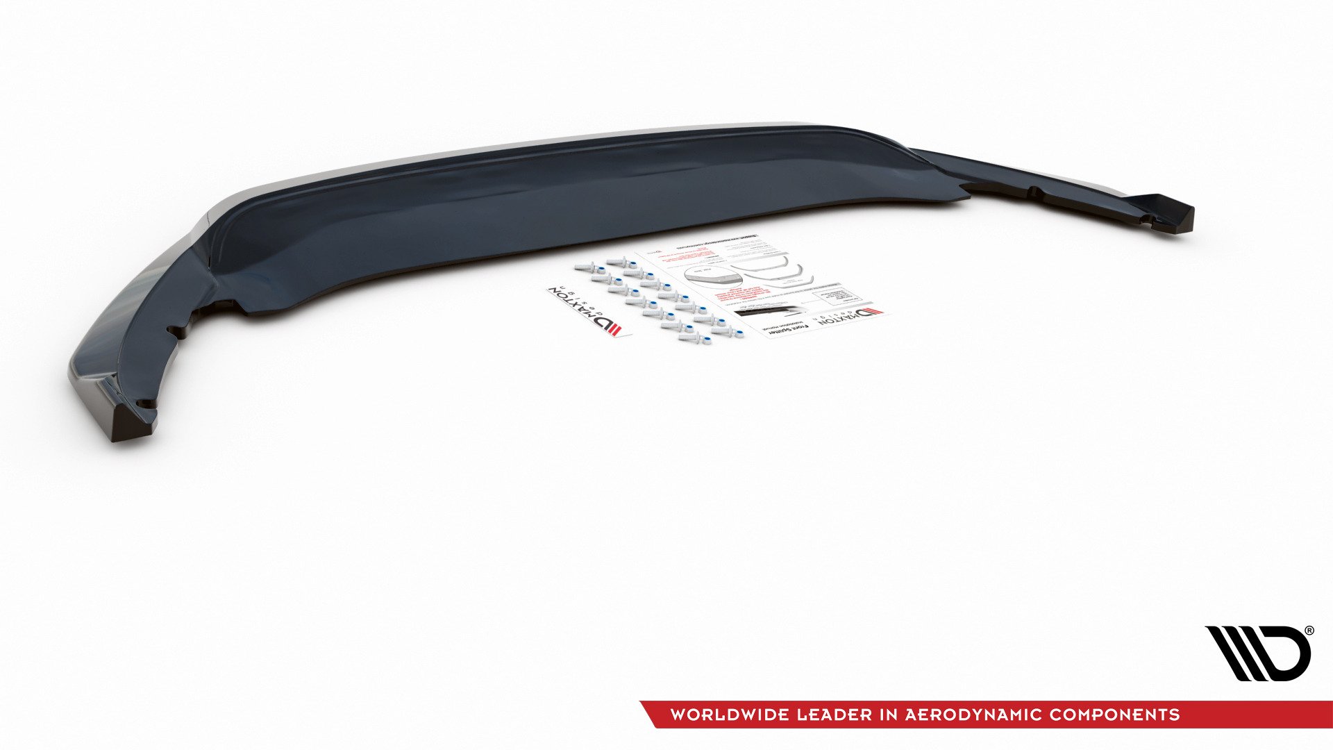Maxton Design Front Ansatz V.2 für Skoda Octavia Mk4 schwarz Hochglanz