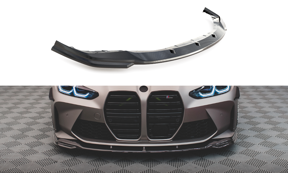 Maxton Design Carbon Fiber Front Ansatz V.2 für BMW M4 G82  / M3 G80