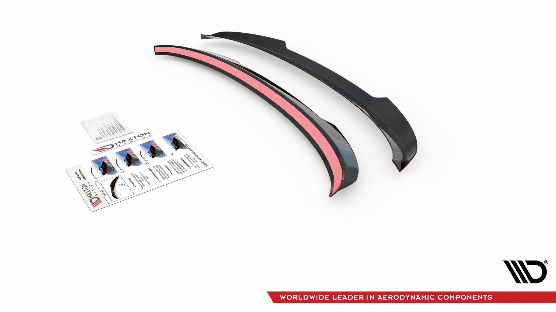 Maxton Design Spoiler CAP für Seat Leon FR ST Mk4 schwarz Hochglanz